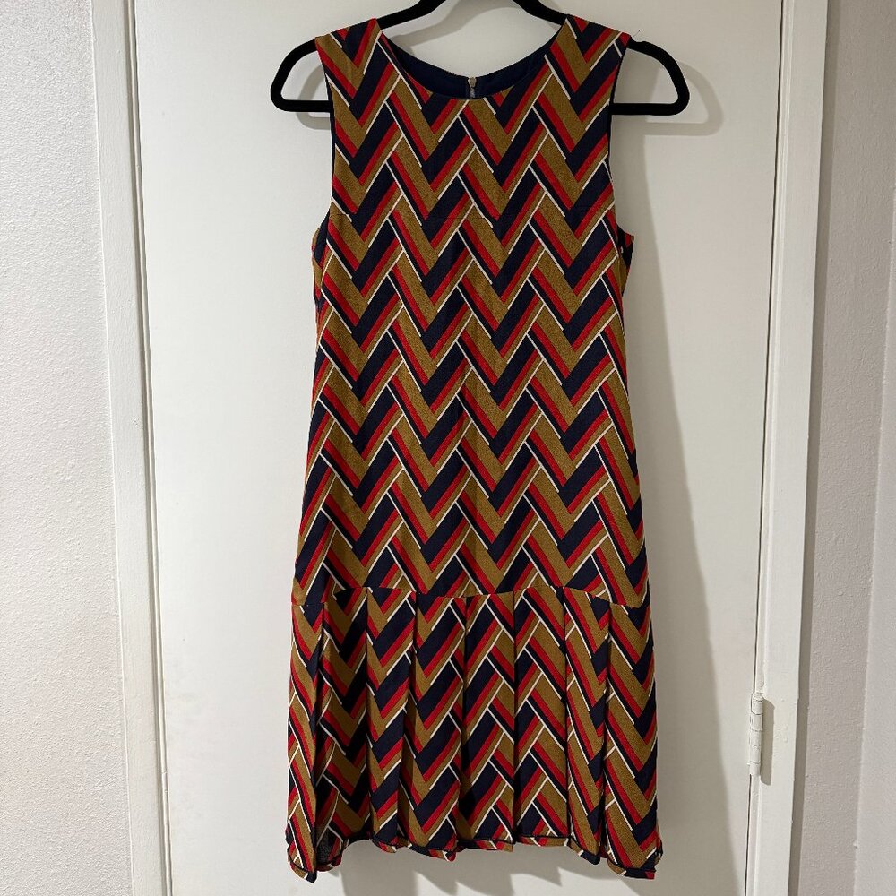 Gucci Chevron Pleated Dress | IT 40, US 4